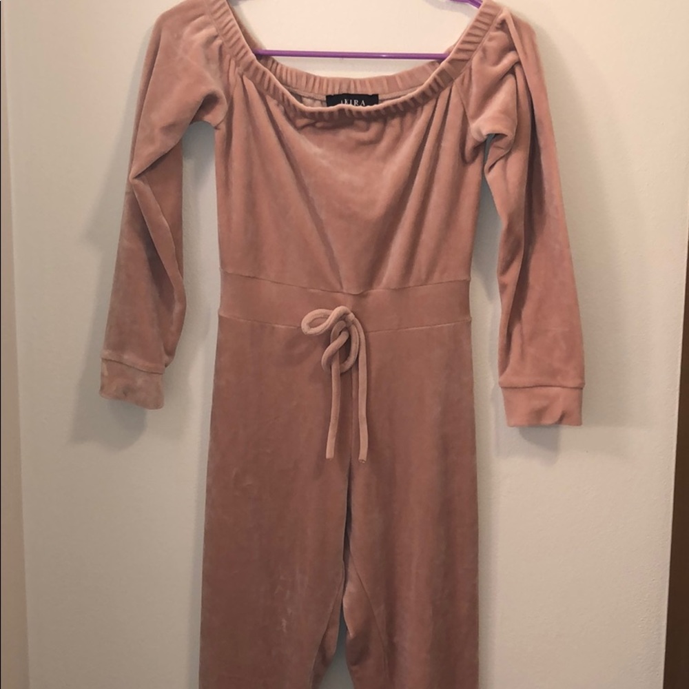 Suede Pink One piece